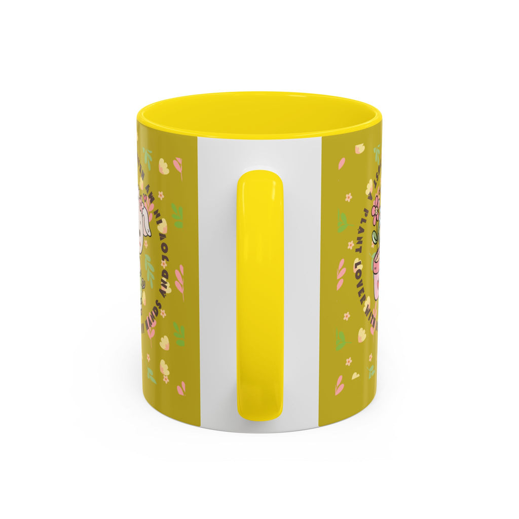 Cute Piglet Gardening Coffee Mug — "My Heart Is In The Dirt" Accent Mug