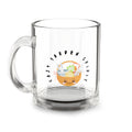 Cozy Garden Spirit Glass Mug — 10oz Cute Kawaii Planter Illustration