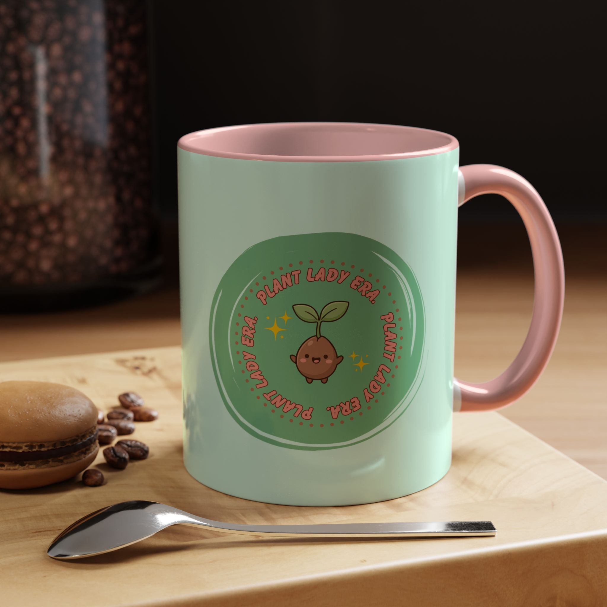 Plant Lady Era Coffee Mug — Cute Sprout Accent Mug (11/15oz)