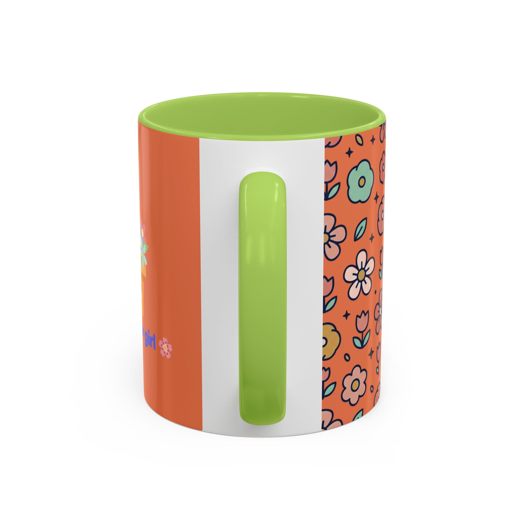 You Grow Girl Floral Coffee Mug — Cute Flower Pot Accent Mug (11oz)