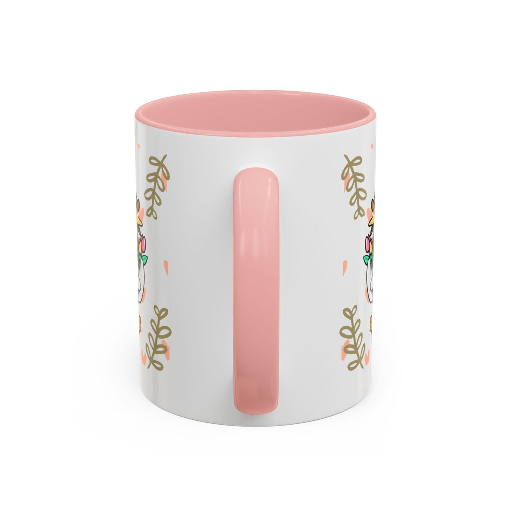 Coffee Mug — Cute Duck Carrying Plants “I Have Plants Tonight” Accent Mug