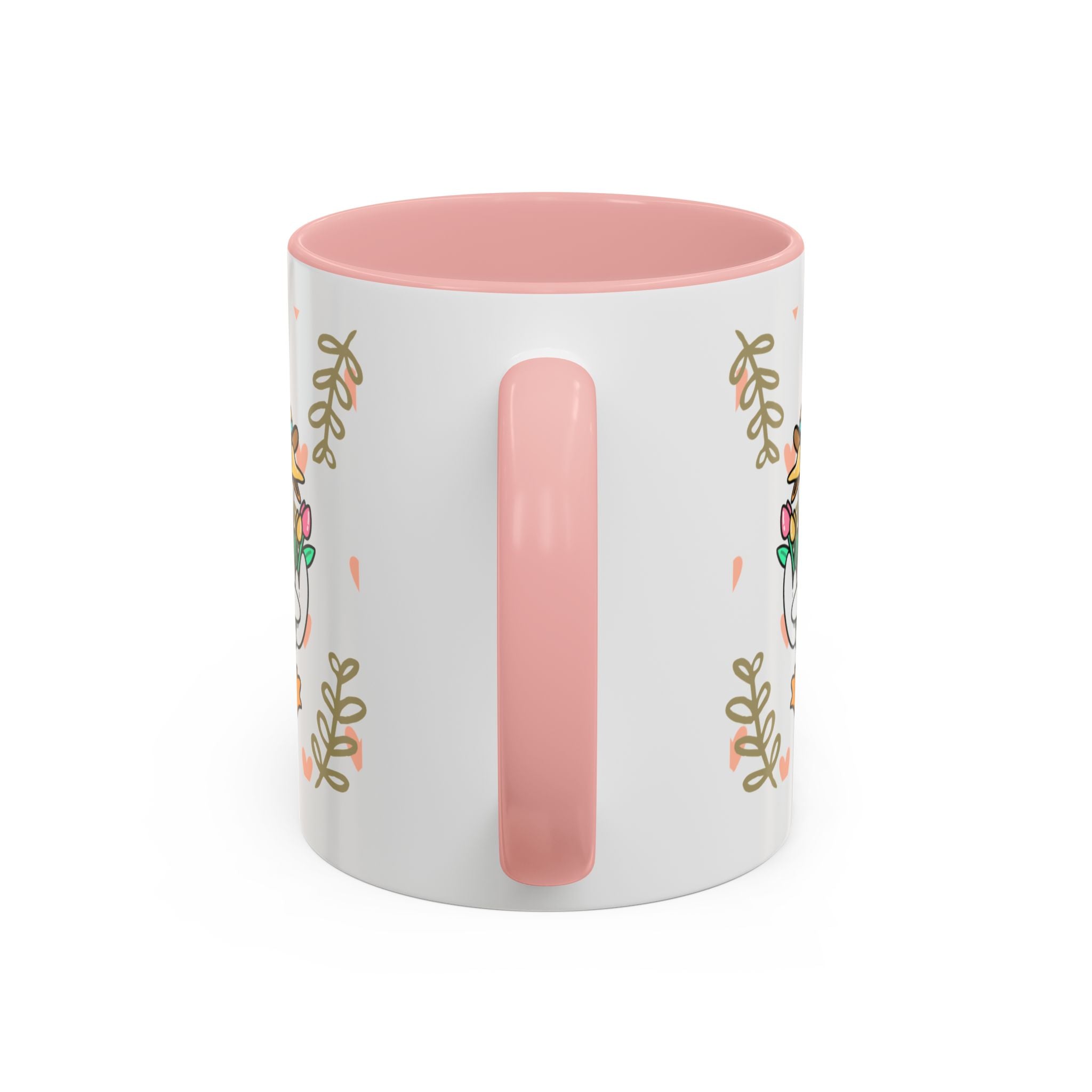 Coffee Mug — Cute Duck Carrying Plants “I Have Plants Tonight” Accent Mug