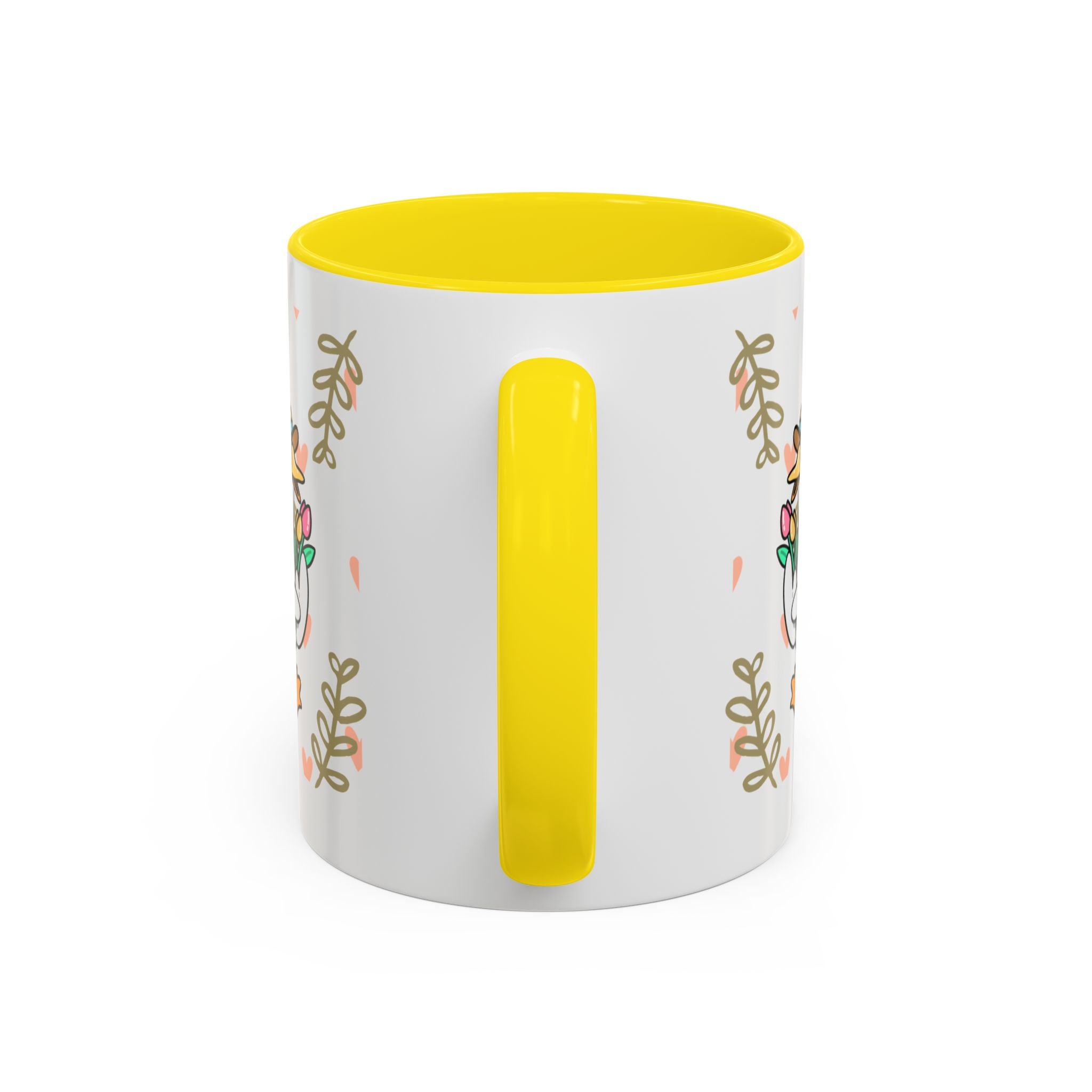 Coffee Mug — Cute Duck Carrying Plants “I Have Plants Tonight” Accent Mug