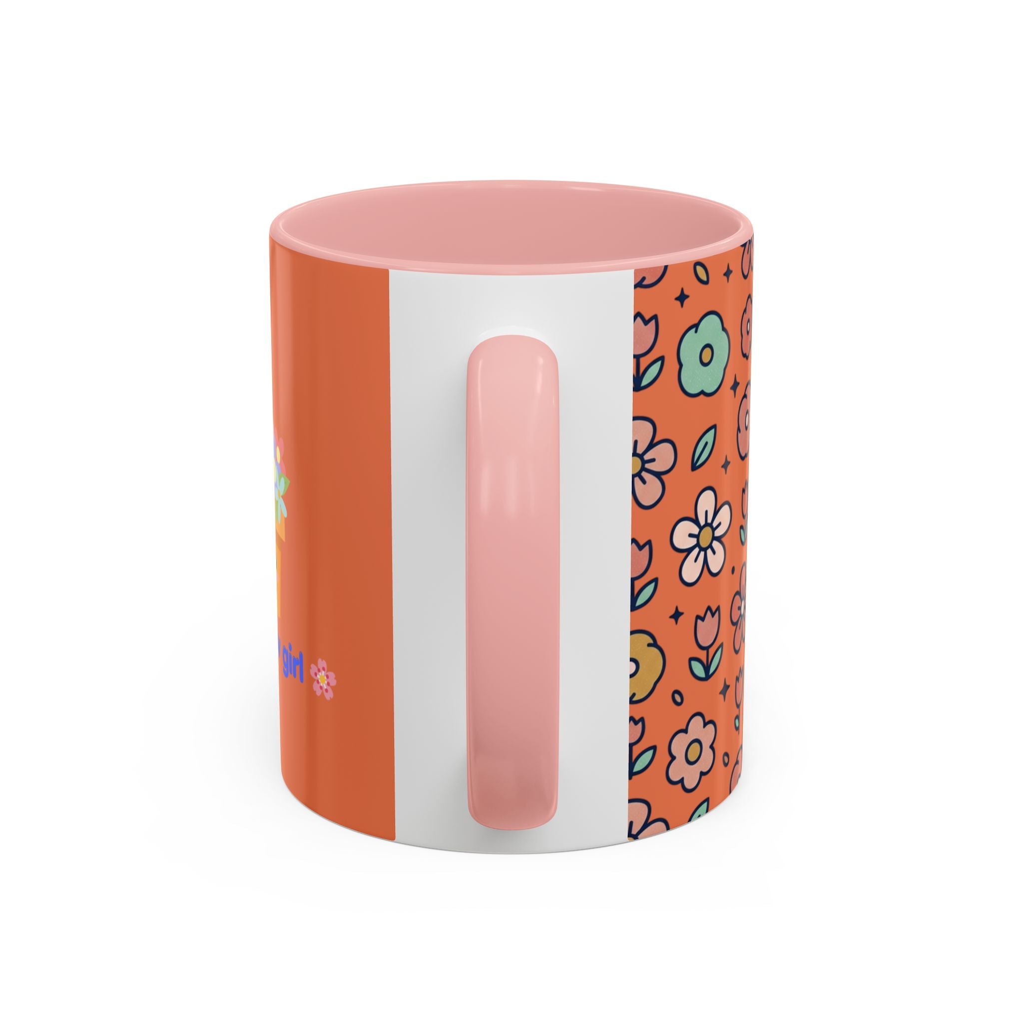 You Grow Girl Floral Coffee Mug — Cute Flower Pot Accent Mug (11oz)
