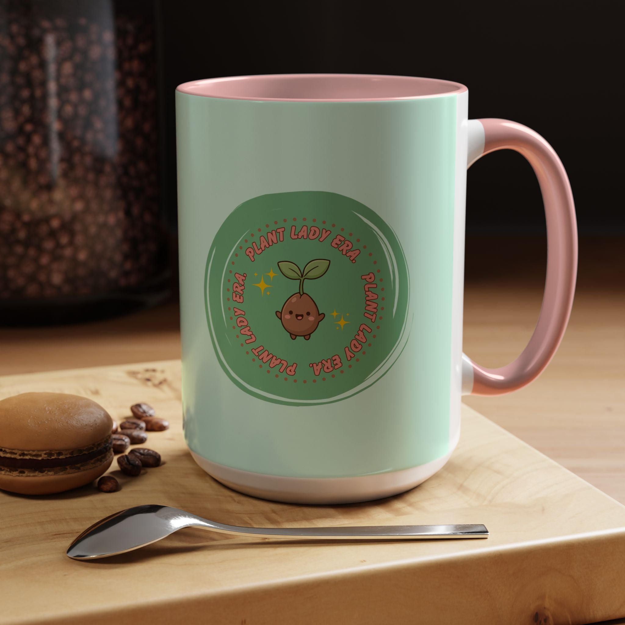 Plant Lady Era Coffee Mug — Cute Sprout Accent Mug (11/15oz)