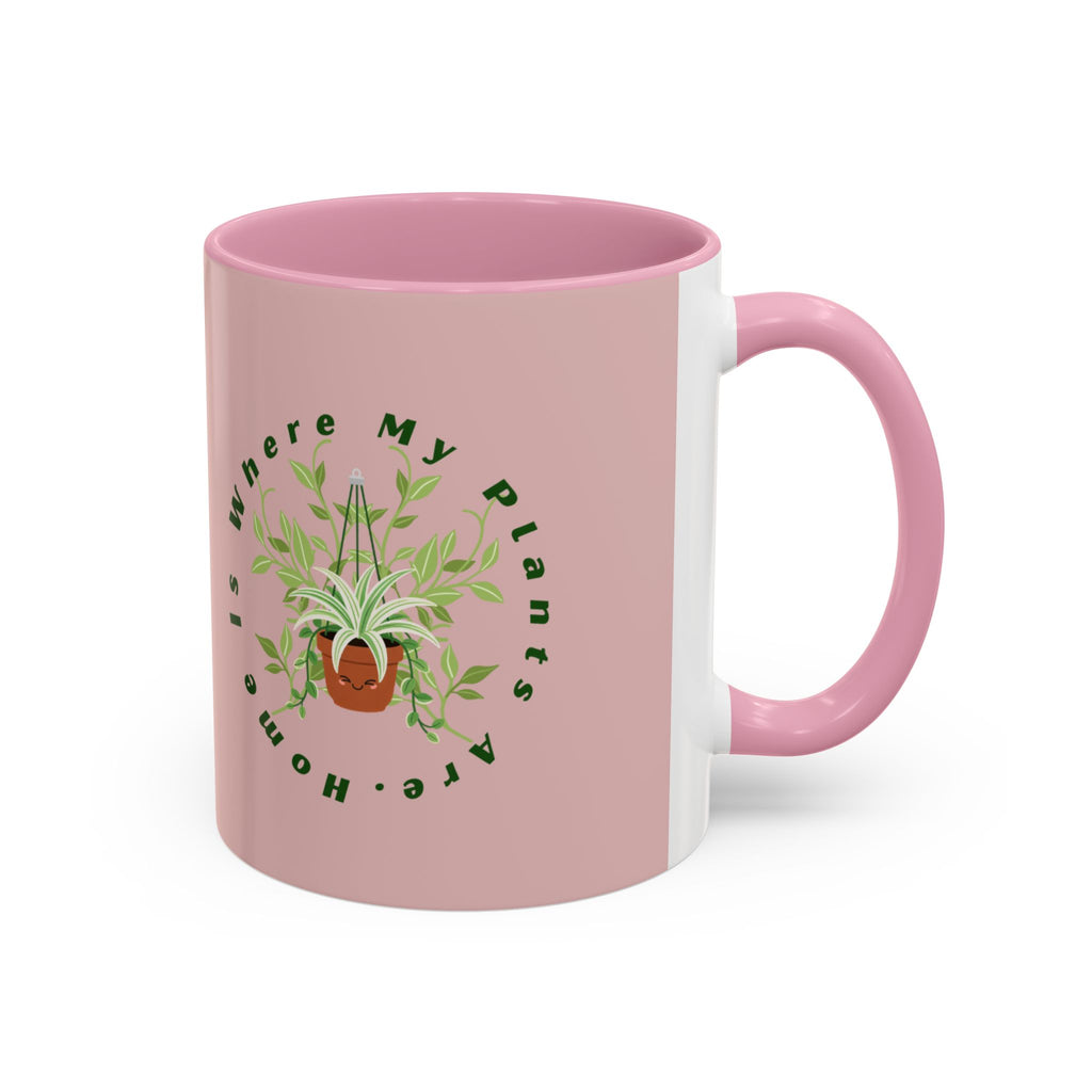 Plant Mom Mug – 'Home Is Where My Plants Are' Ceramic Coffee Cup (11oz & 15oz)