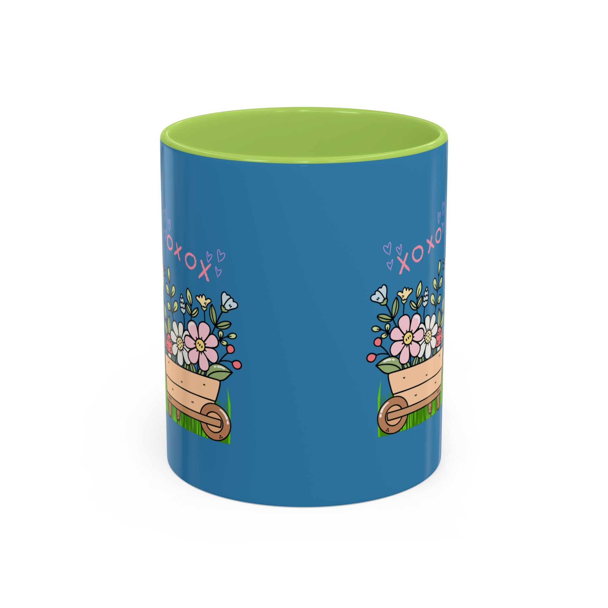 Cute Mouse Floral Coffee Mug — 'XOXO' Accent 11/15oz