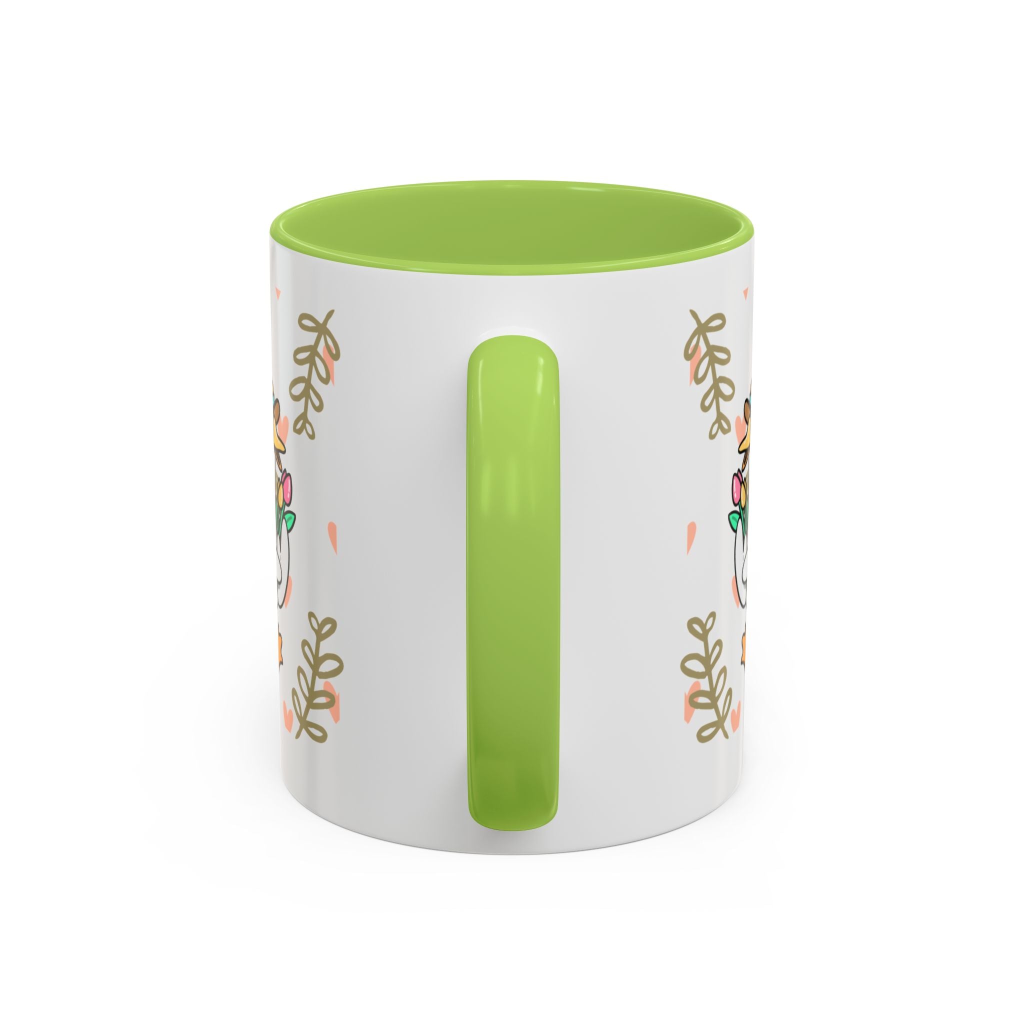 Coffee Mug — Cute Duck Carrying Plants “I Have Plants Tonight” Accent Mug