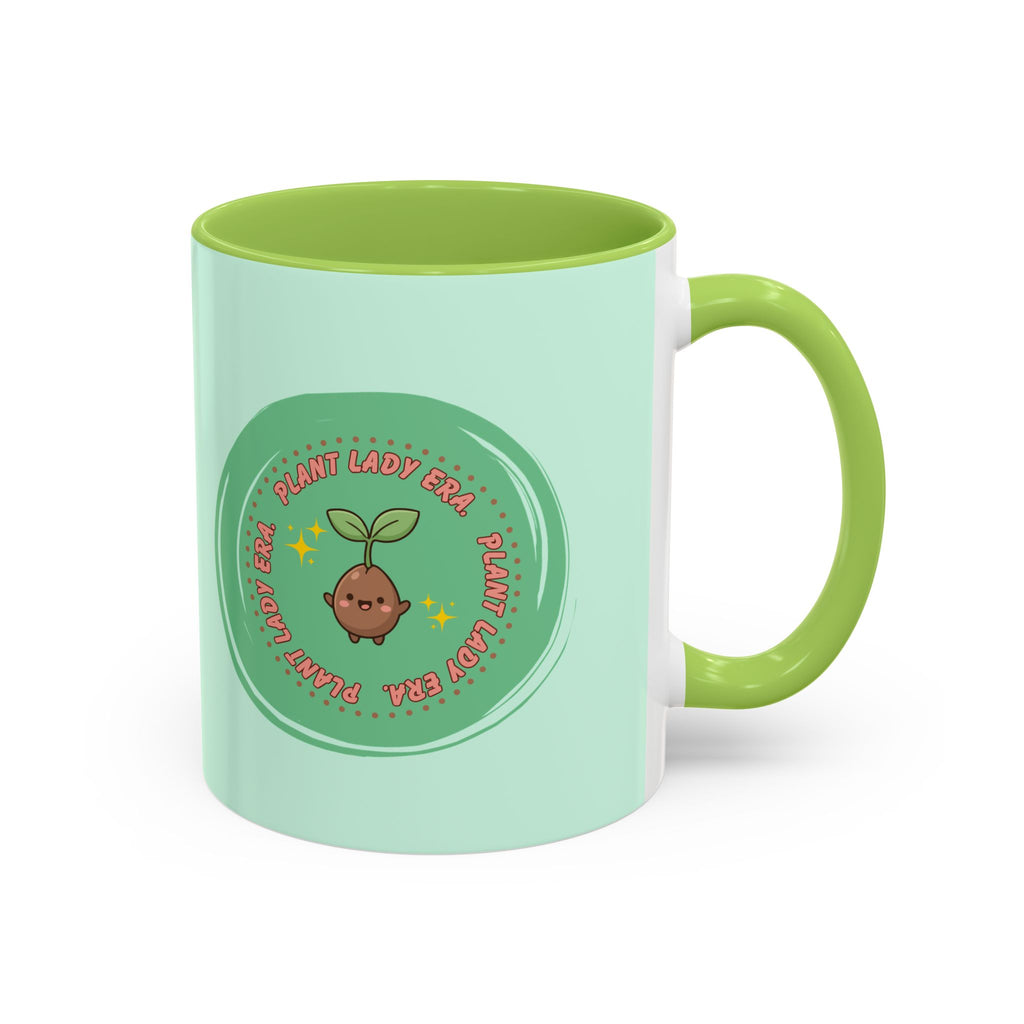Plant Lady Era Coffee Mug — Cute Sprout Accent Mug (11/15oz)