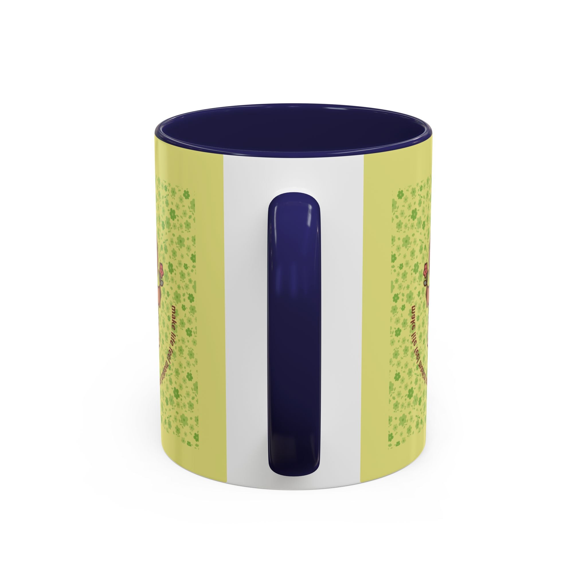 Cute ‘Tiny Sprouts’ Accent Coffee Mug – Kawaii Garden Capybara Design (11/15 oz)