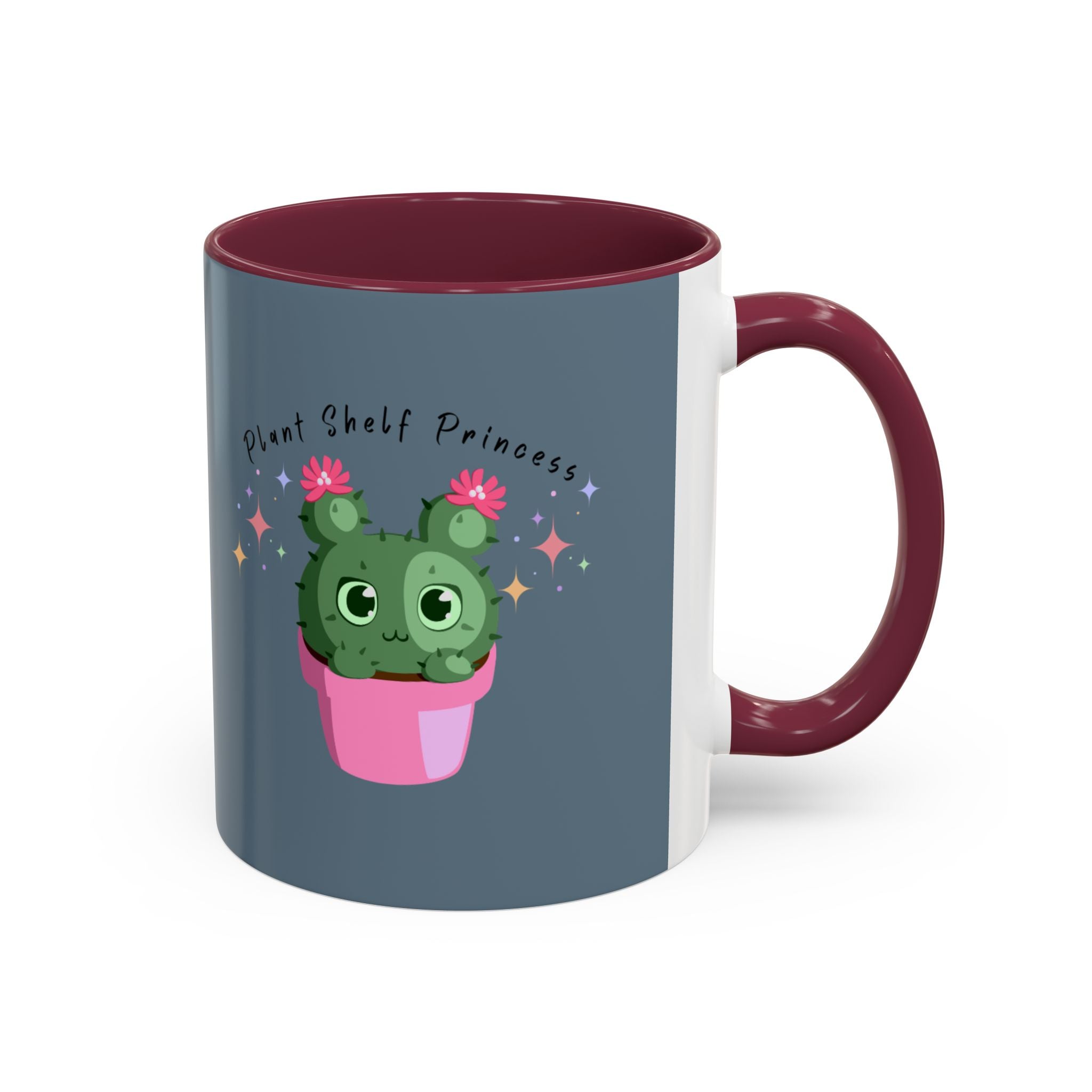Plant Shelf Princess Ceramic Mug — Cute Cactus 11oz/15oz Gift