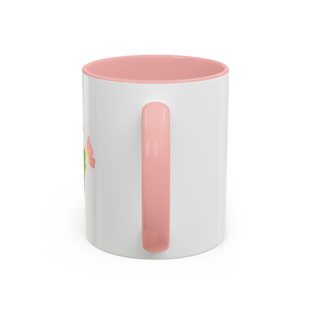 Grow With the Flow Succulent Coffee Mug - Cute Plant Lover Gift (11/15oz)