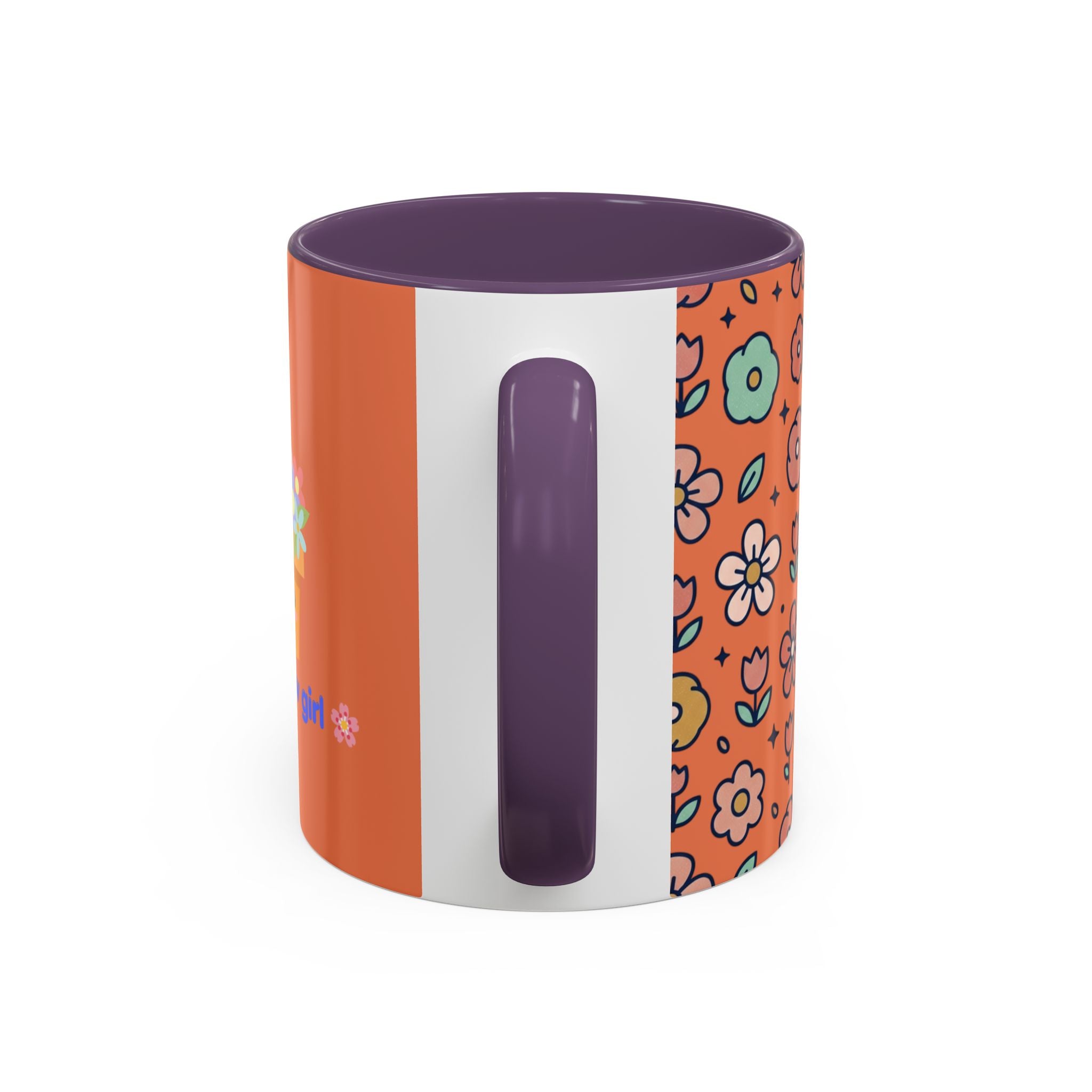 You Grow Girl Floral Coffee Mug — Cute Flower Pot Accent Mug (11oz)