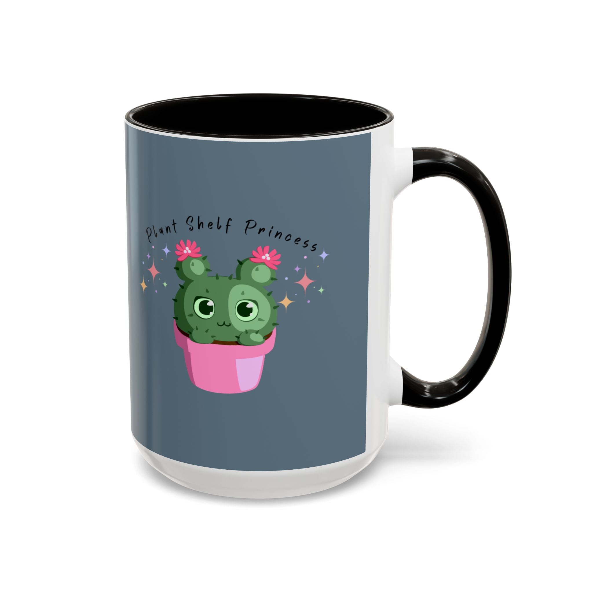 Plant Shelf Princess Ceramic Mug — Cute Cactus 11oz/15oz Gift
