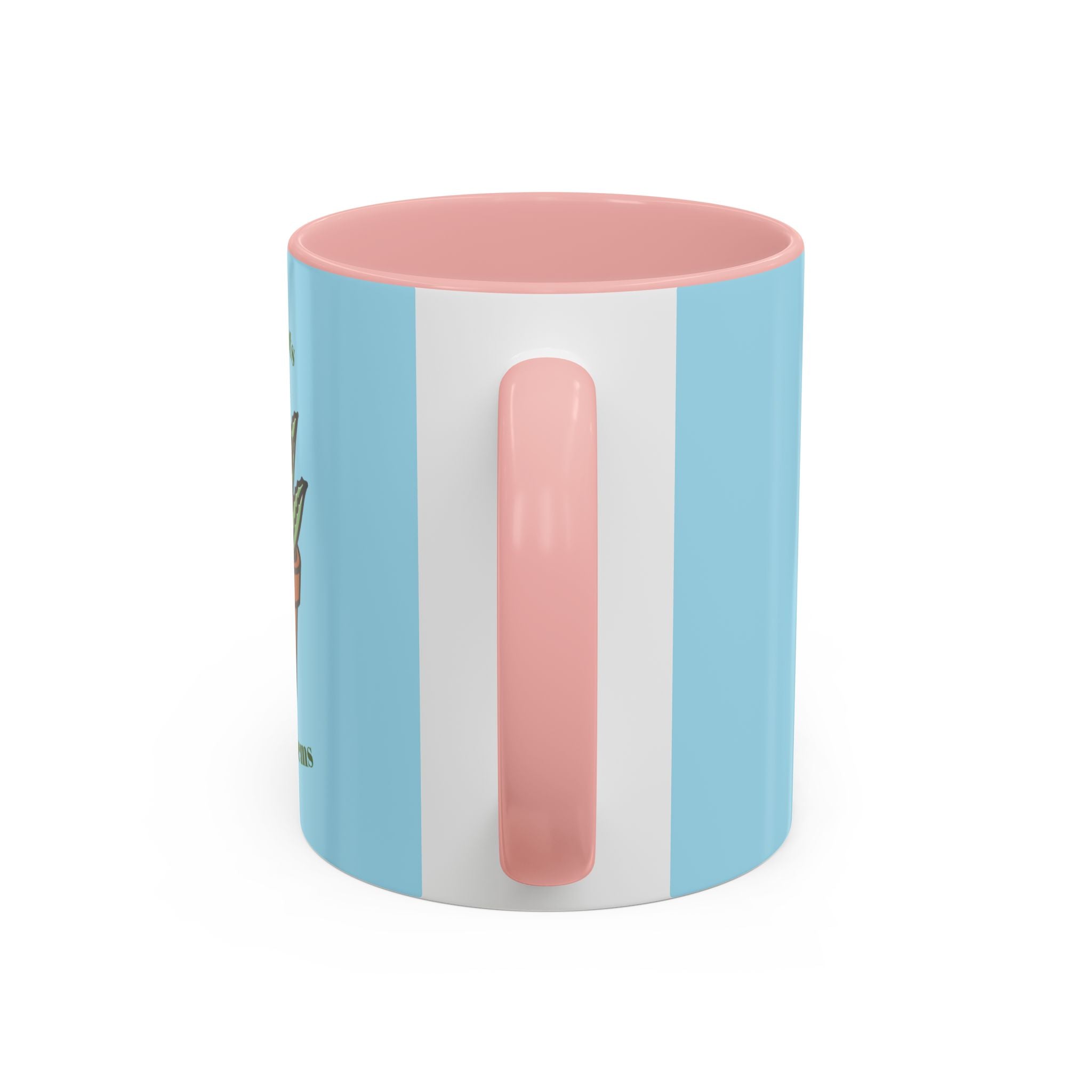 Cute Plant Lover Coffee Mug — "More Plants, Less Problems" Accent Ceramic Mug