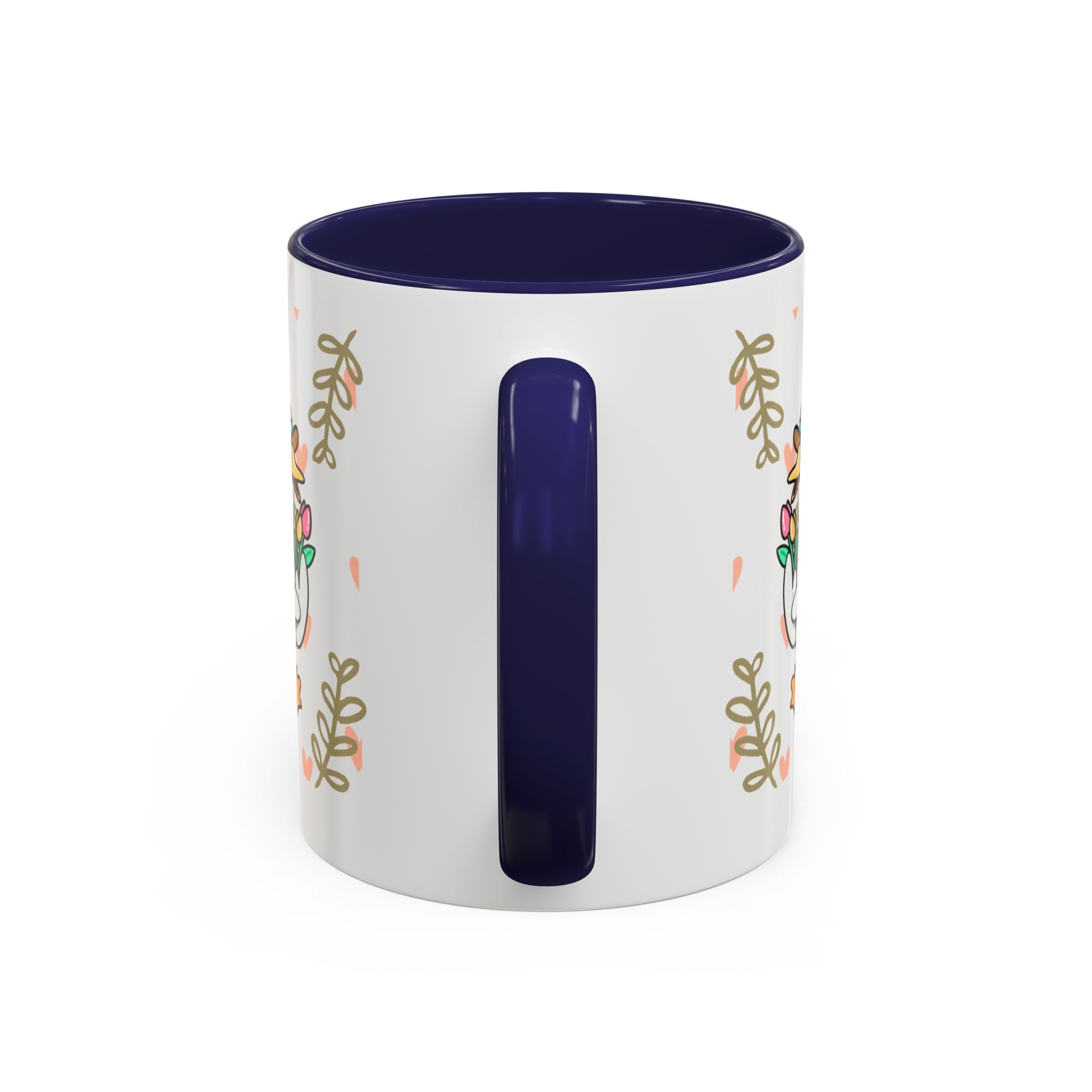 Coffee Mug — Cute Duck Carrying Plants “I Have Plants Tonight” Accent Mug