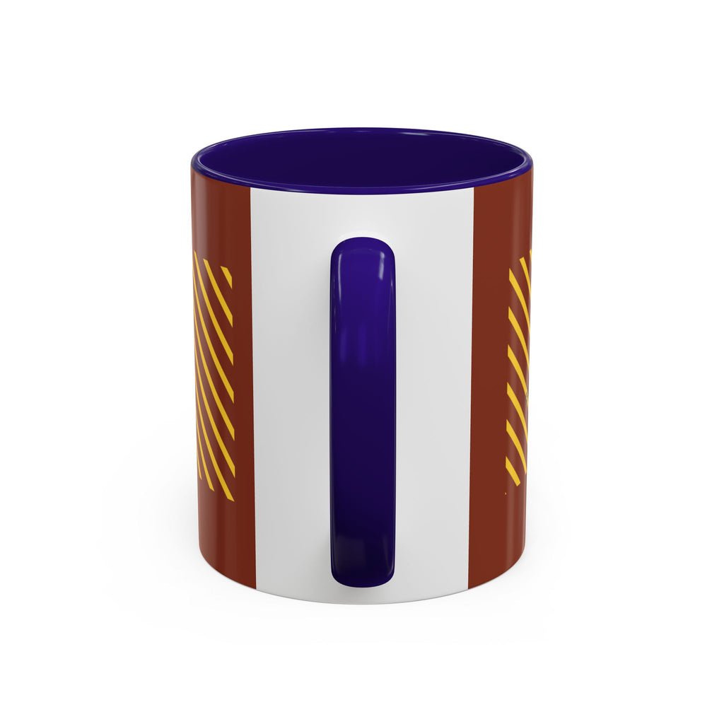 Cute Caterpillar Striped Coffee Mug (11oz, 15oz) — Colorful Novelty Tea Cup