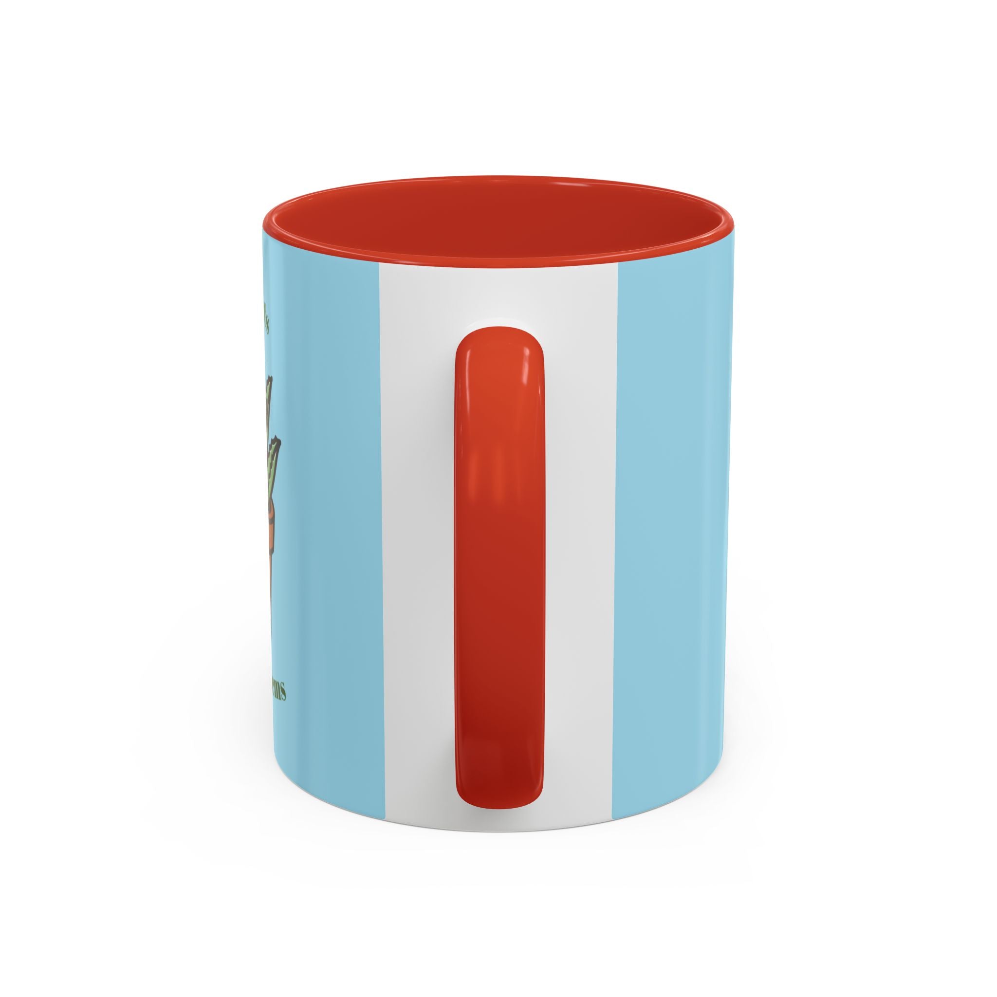 Cute Plant Lover Coffee Mug — "More Plants, Less Problems" Accent Ceramic Mug