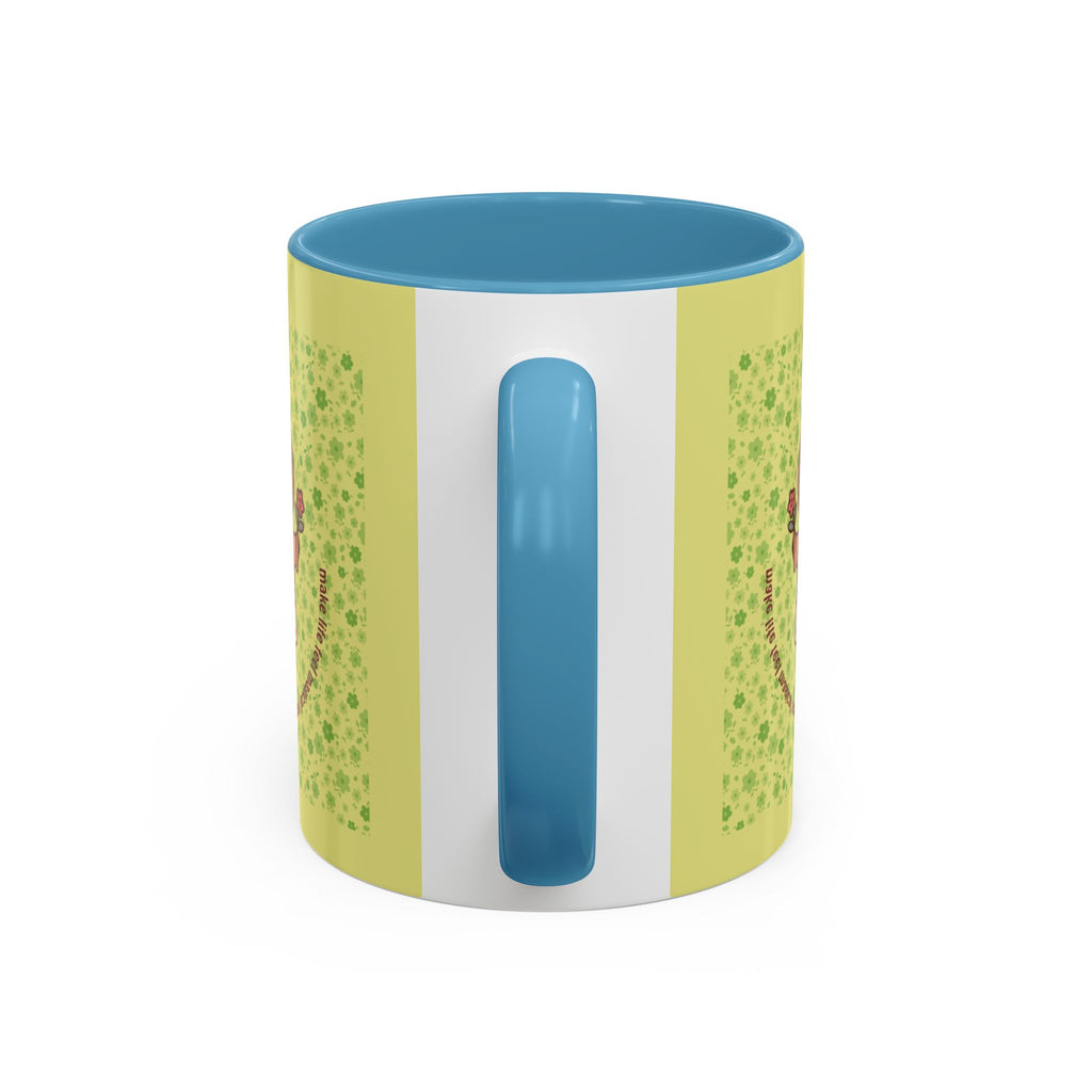 Cute ‘Tiny Sprouts’ Accent Coffee Mug – Kawaii Garden Capybara Design (11/15 oz)