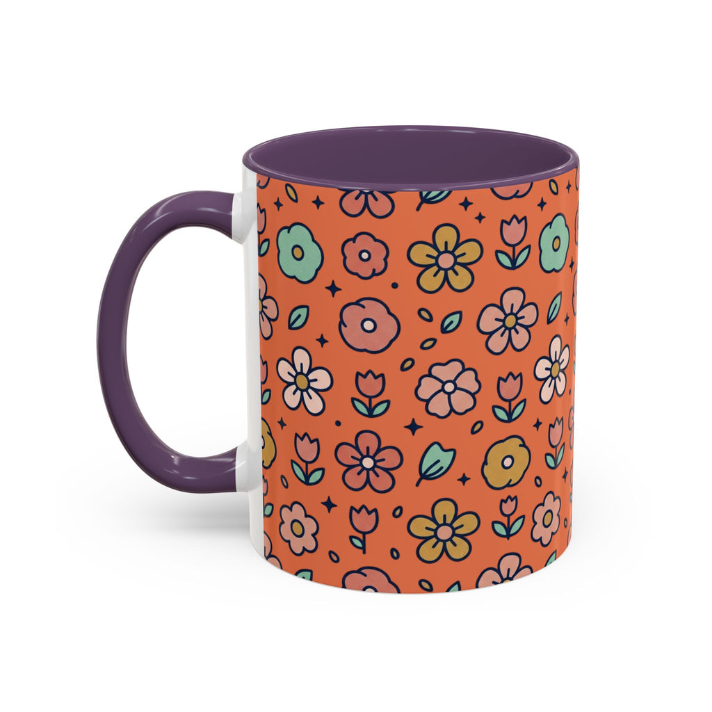 You Grow Girl Floral Coffee Mug — Cute Flower Pot Accent Mug (11oz)