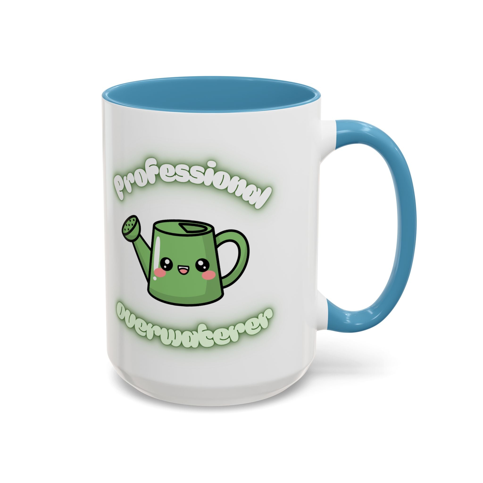 Professional Overwaterer Watering Can Coffee Mug — Cute Kawaii Plant Lover Accent Mug (11/15oz)