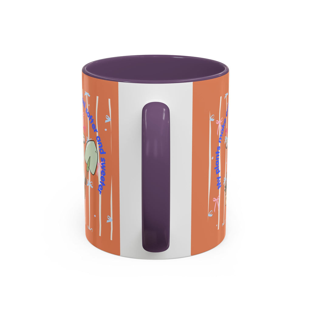 Cow Gardener Coffee Mug — Cute Cow with Shovel & Plant Pot Accent Mug (11/15oz)