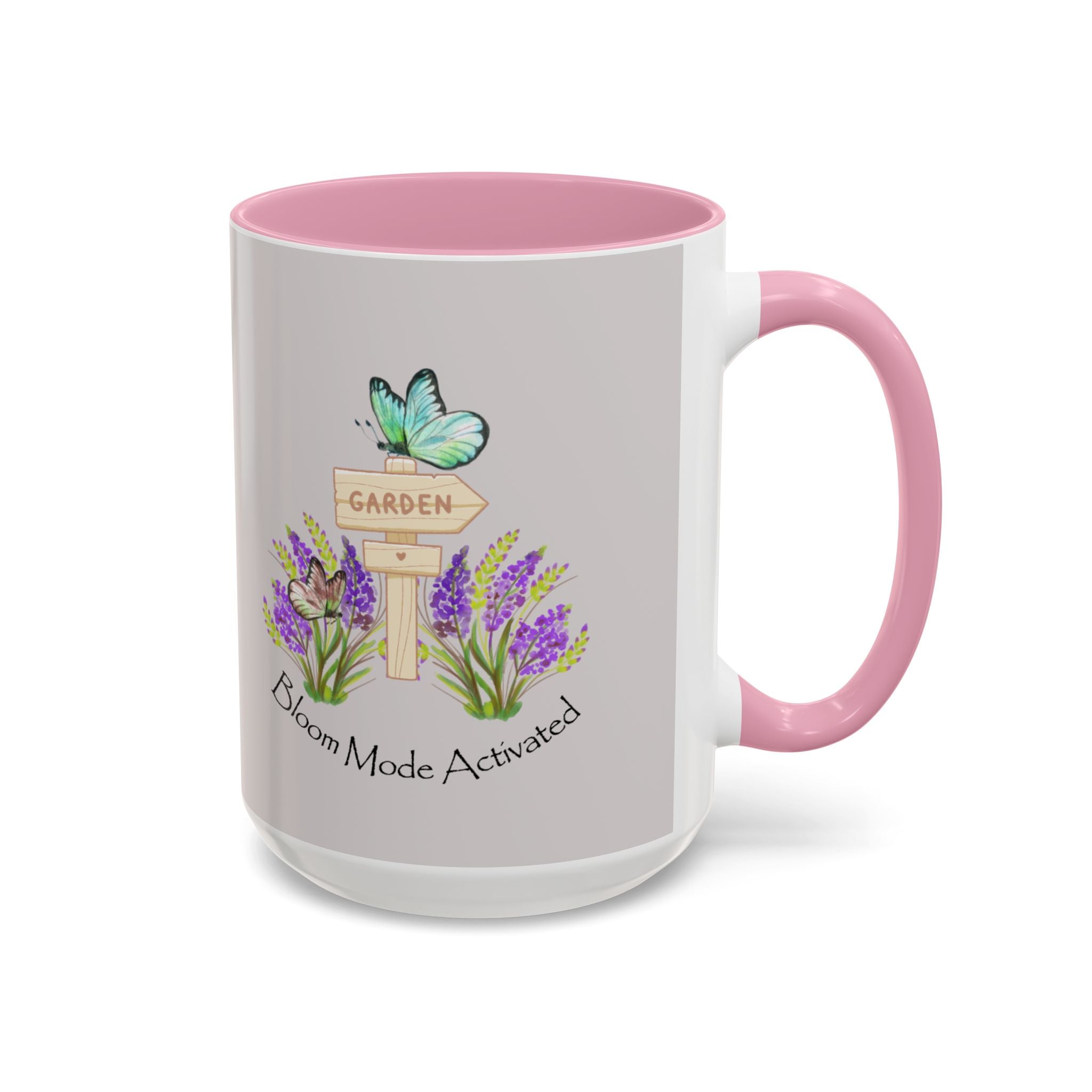 Bloom Mode Activated Mug – Floral Garden Butterfly Coffee Cup (11oz/15oz)