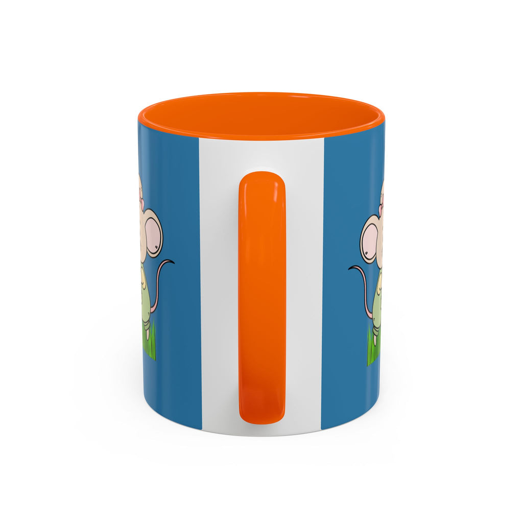 Cute Mouse Floral Coffee Mug — 'XOXO' Accent 11/15oz