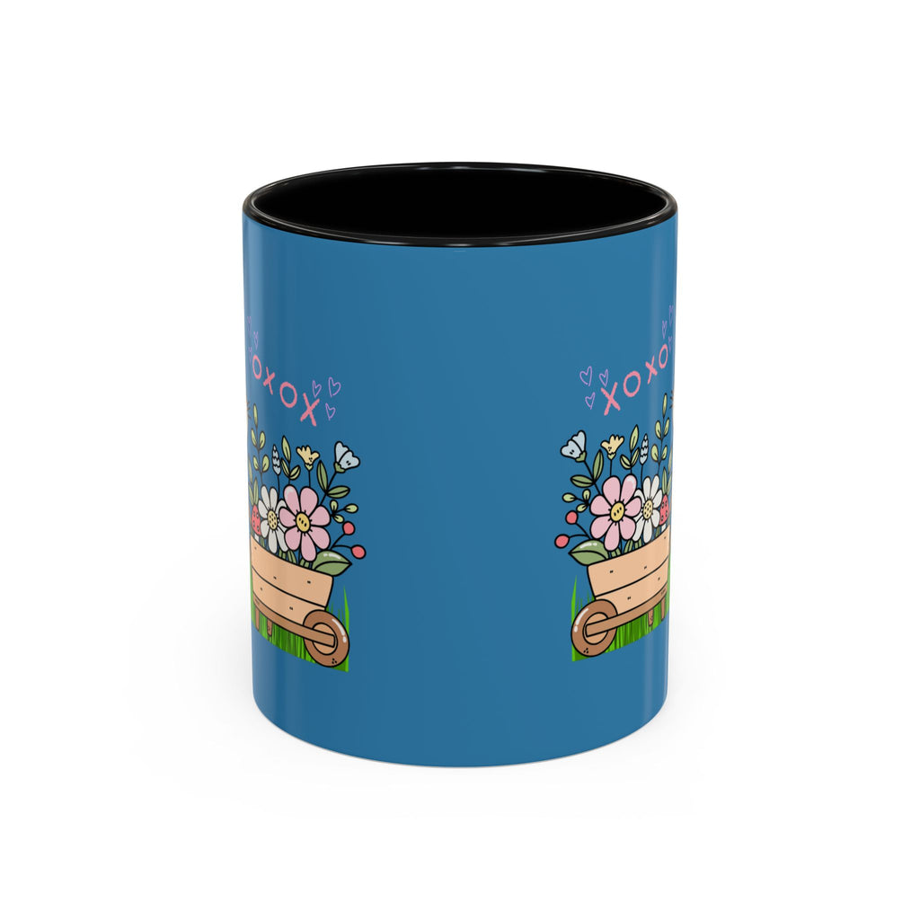 Cute Mouse Floral Coffee Mug — 'XOXO' Accent 11/15oz