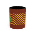 Cute Caterpillar Striped Coffee Mug (11oz, 15oz) — Colorful Novelty Tea Cup