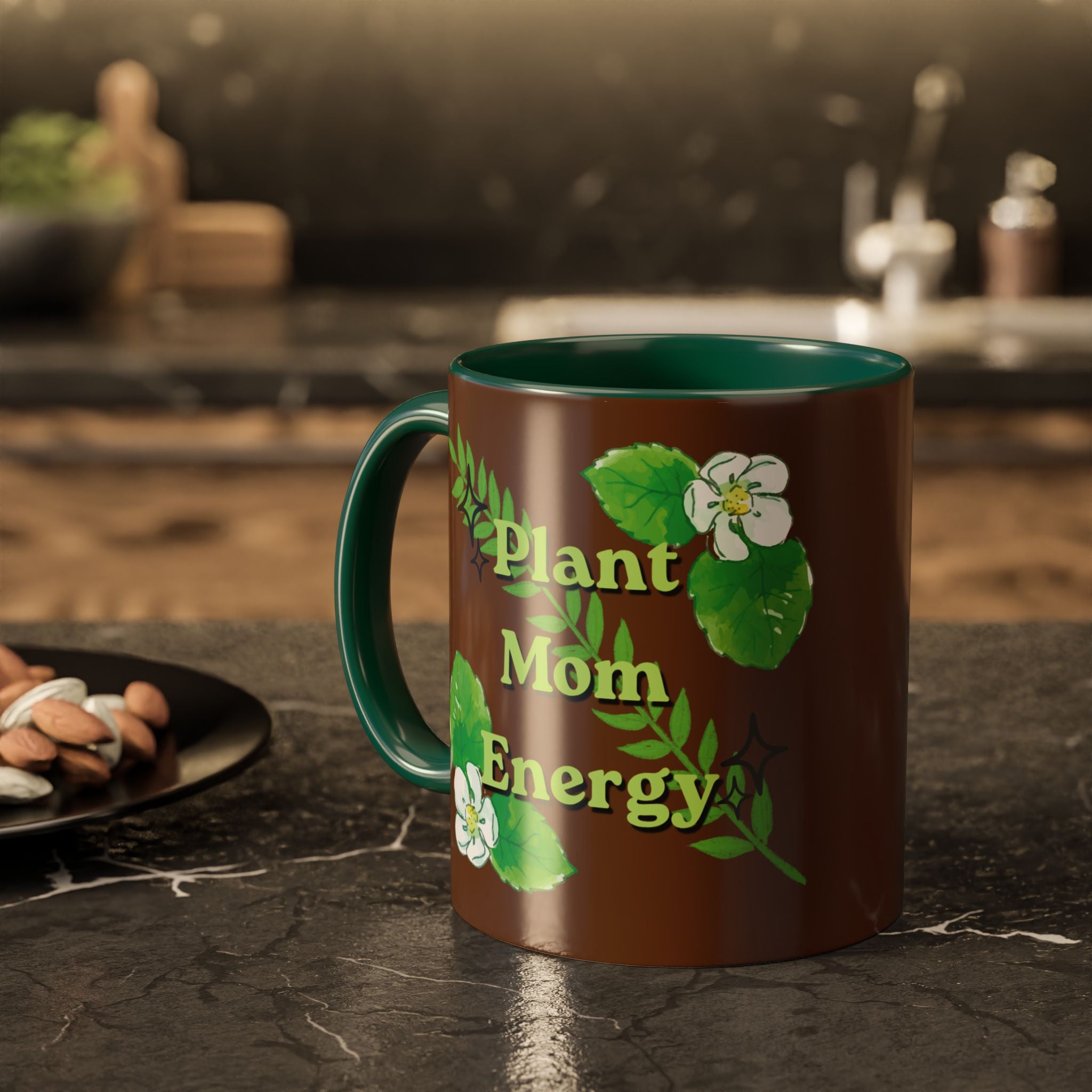Plant Mom Energy Mug — Botanical Coffee Cup (11oz & 15oz)