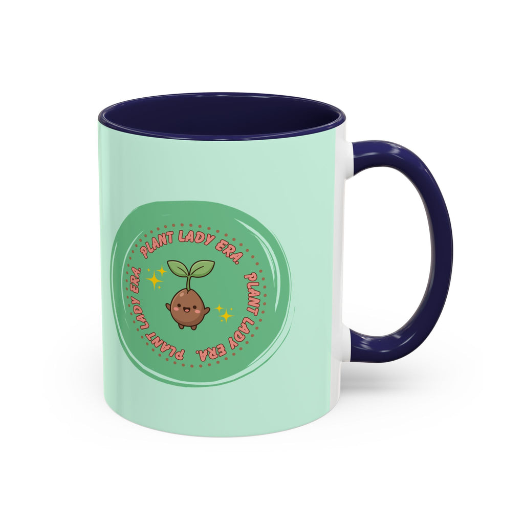 Plant Lady Era Coffee Mug — Cute Sprout Accent Mug (11/15oz)