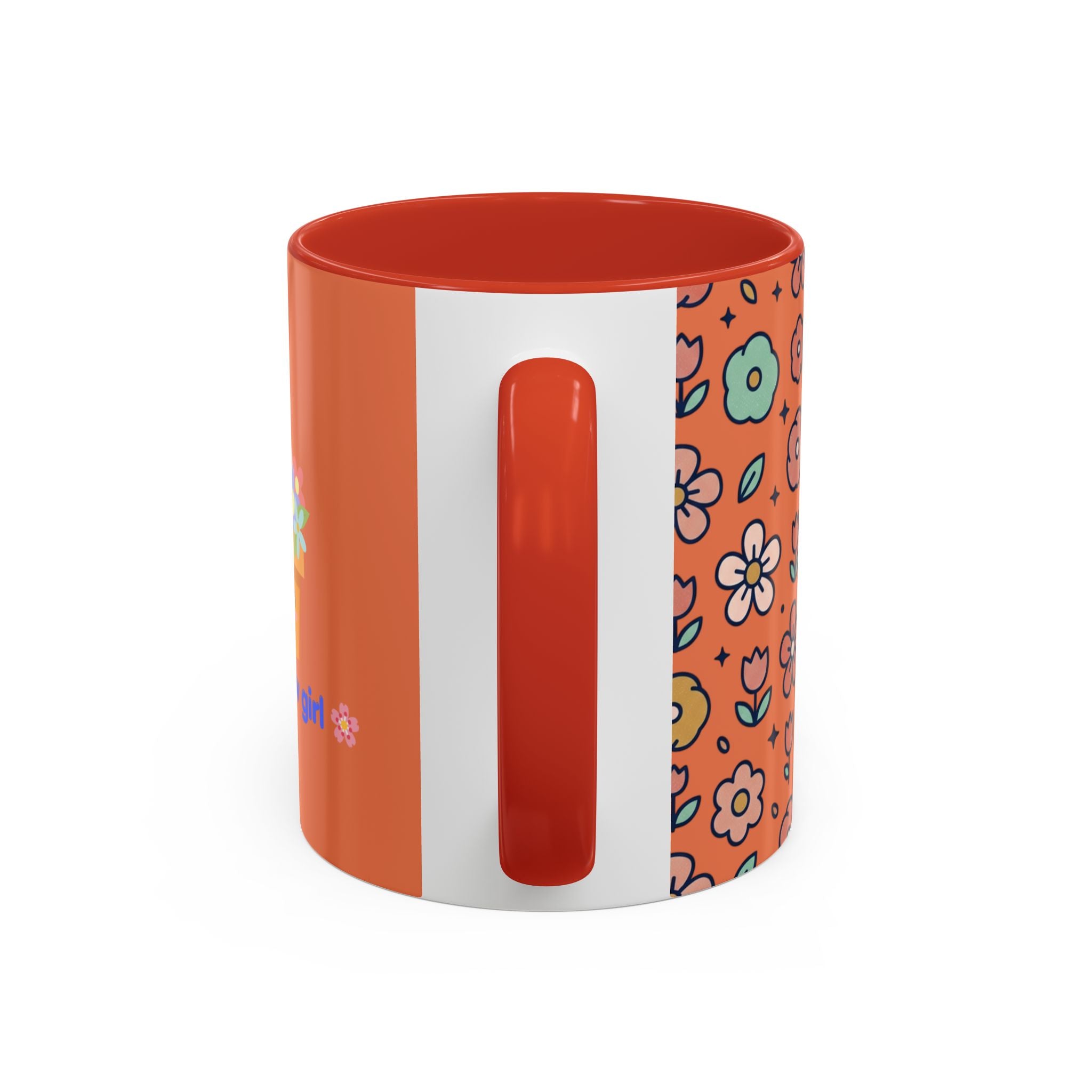 You Grow Girl Floral Coffee Mug — Cute Flower Pot Accent Mug (11oz)
