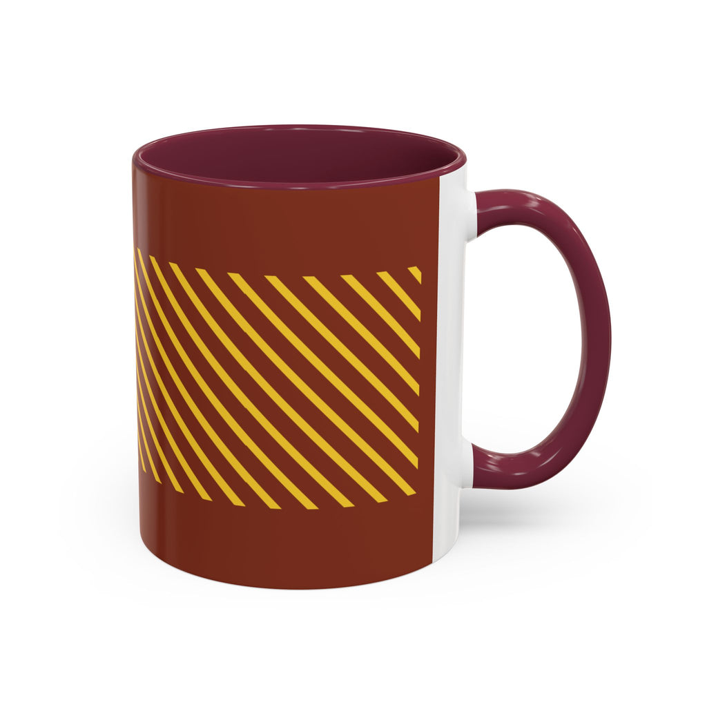 Cute Caterpillar Striped Coffee Mug (11oz, 15oz) — Colorful Novelty Tea Cup