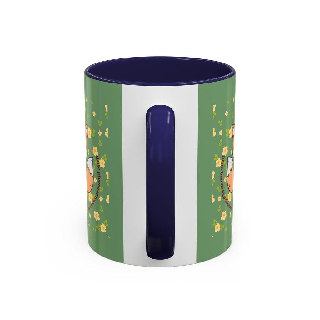 Cute Fox Floral Coffee Mug – Cute Fox Holding Potted Plant Accent Mug