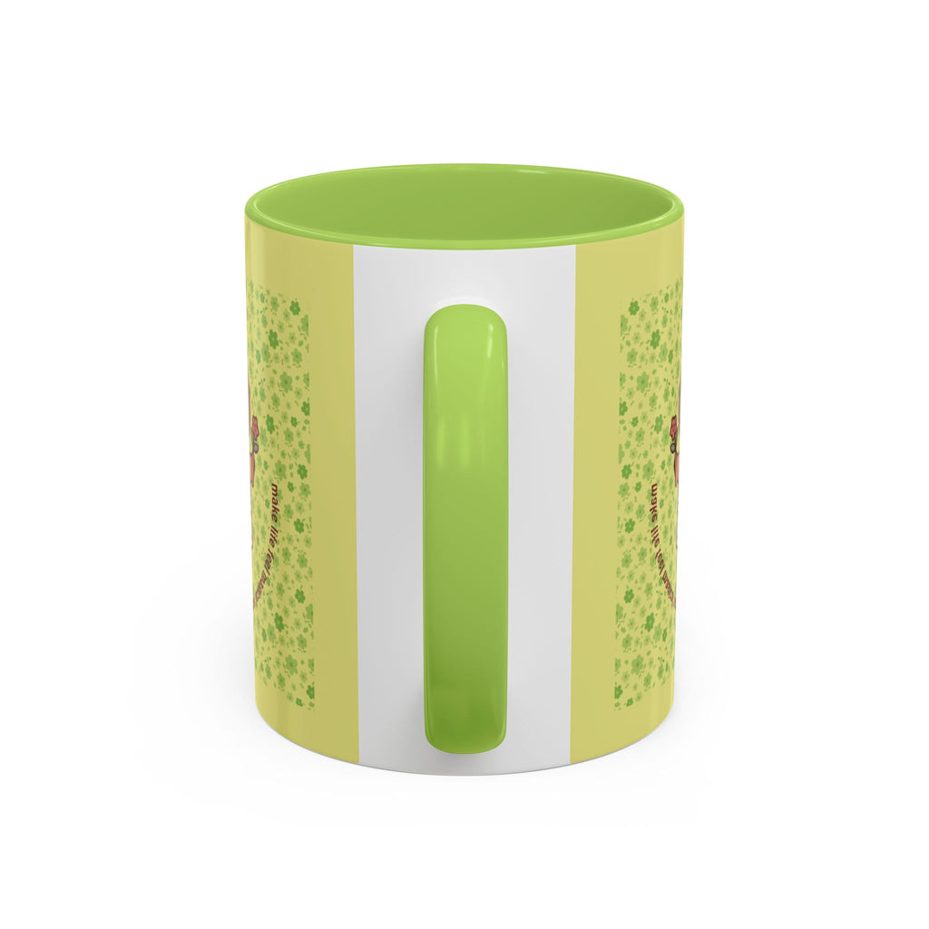 Cute ‘Tiny Sprouts’ Accent Coffee Mug – Kawaii Garden Capybara Design (11/15 oz)