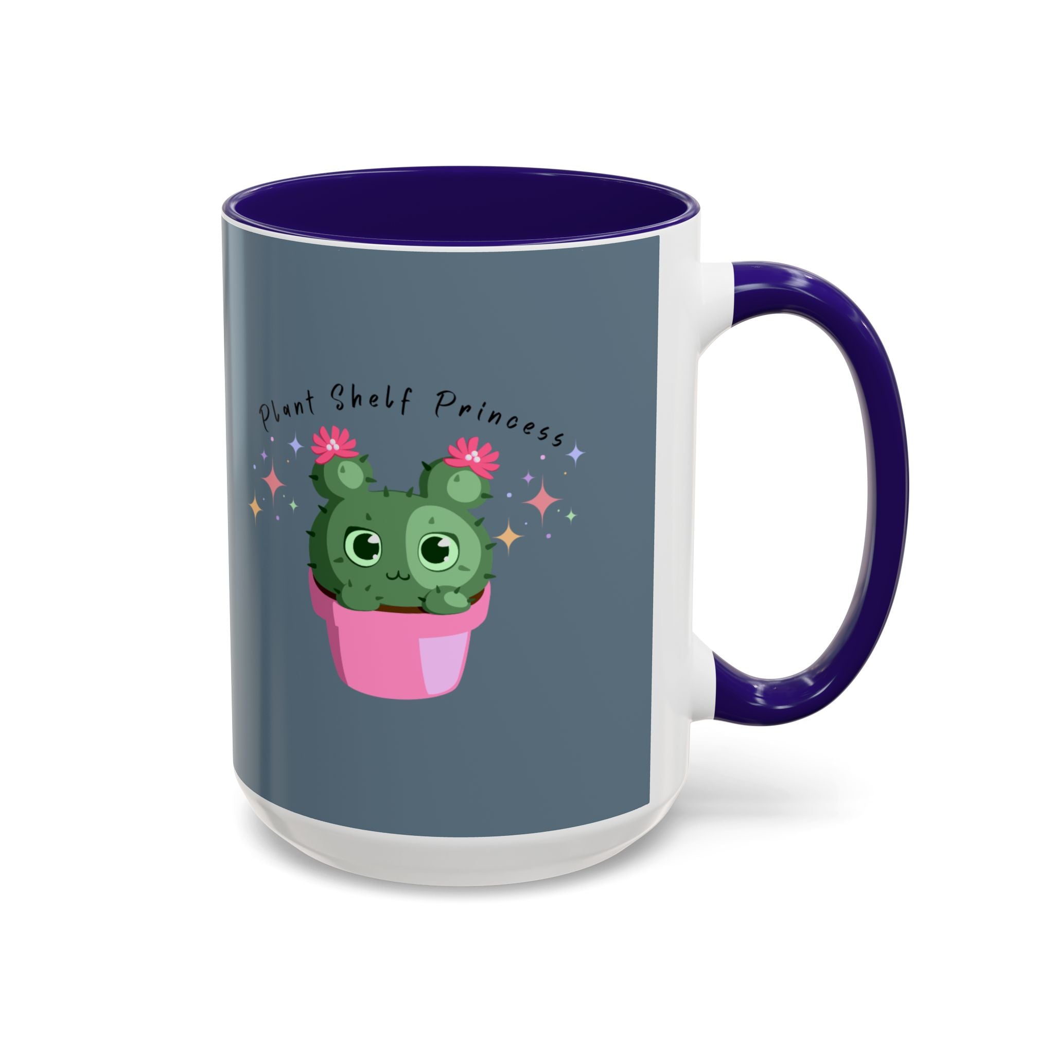 Plant Shelf Princess Ceramic Mug — Cute Cactus 11oz/15oz Gift