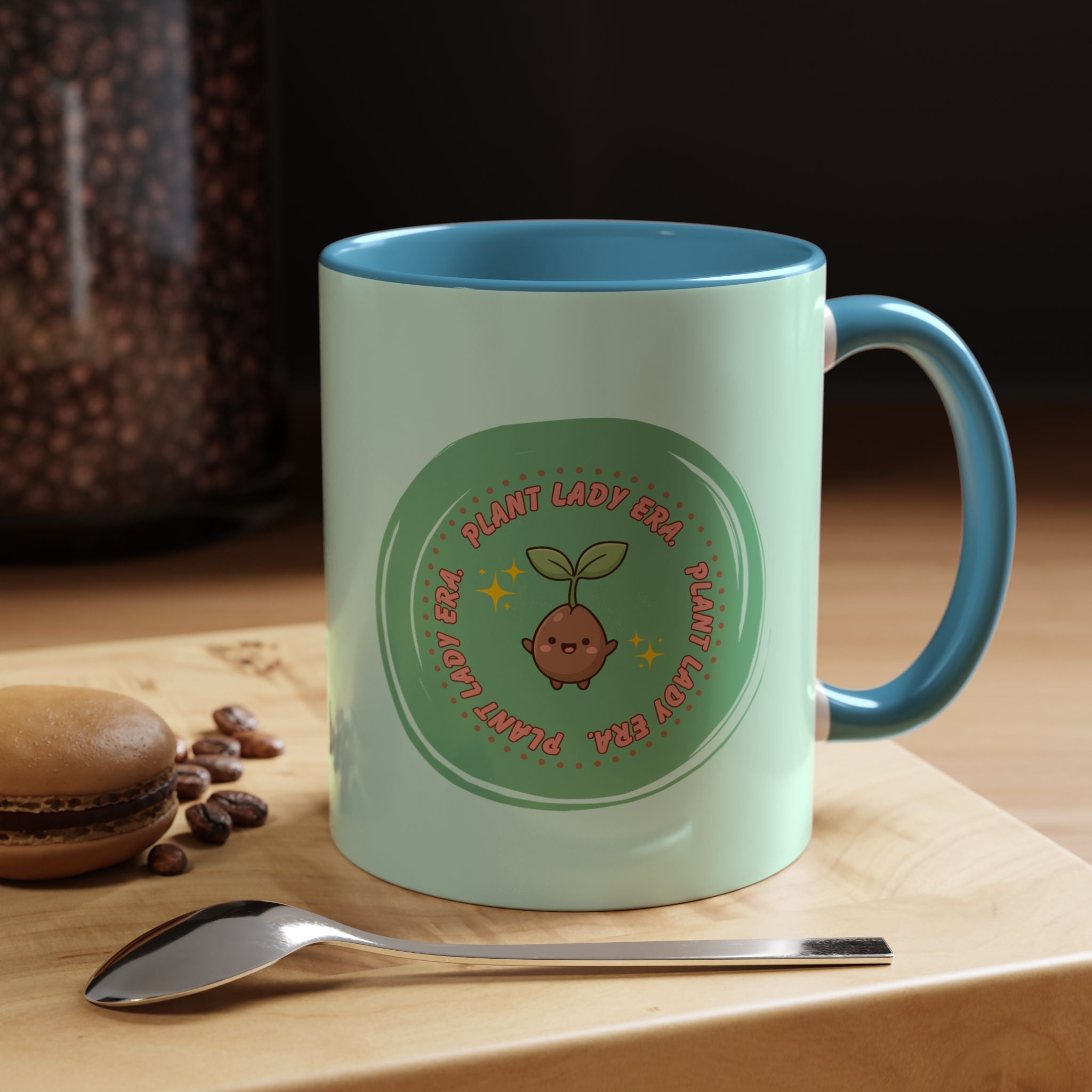 Plant Lady Era Coffee Mug — Cute Sprout Accent Mug (11/15oz)