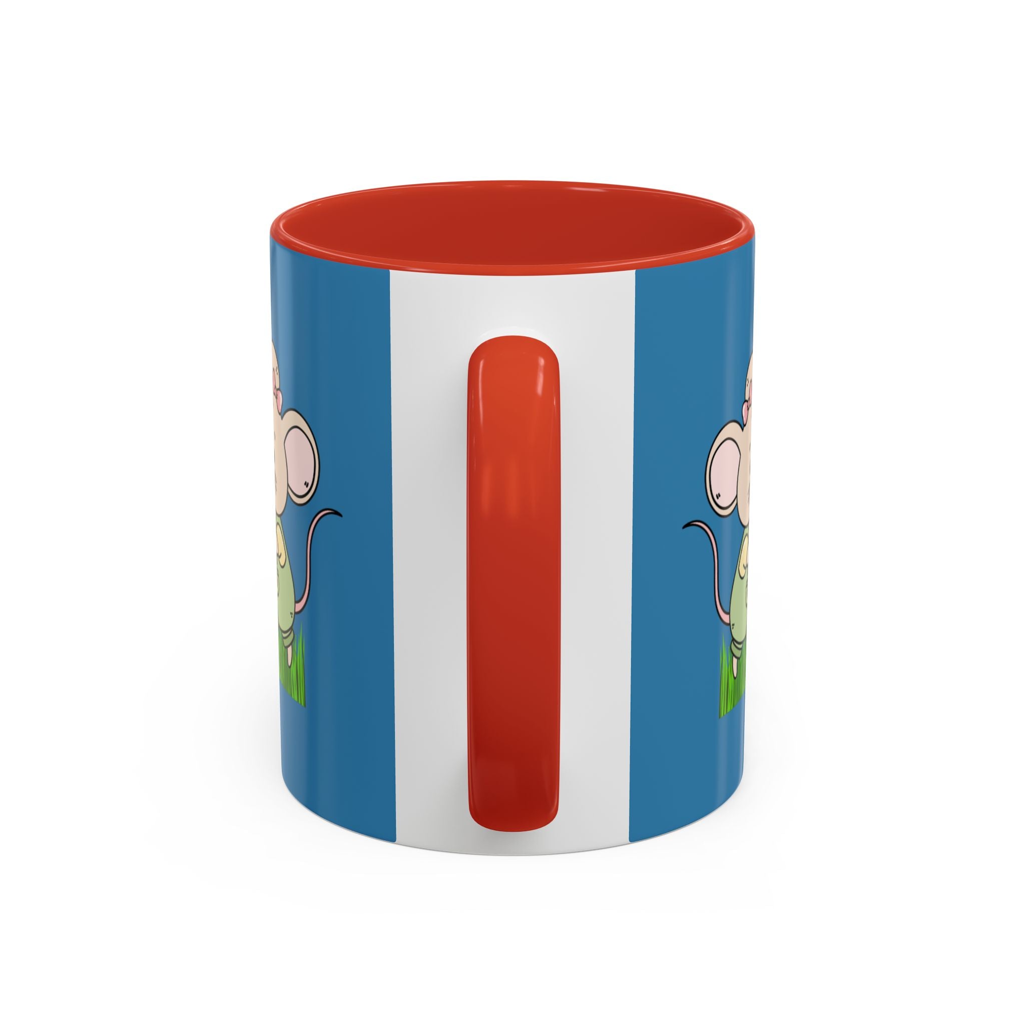 Cute Mouse Floral Coffee Mug — 'XOXO' Accent 11/15oz