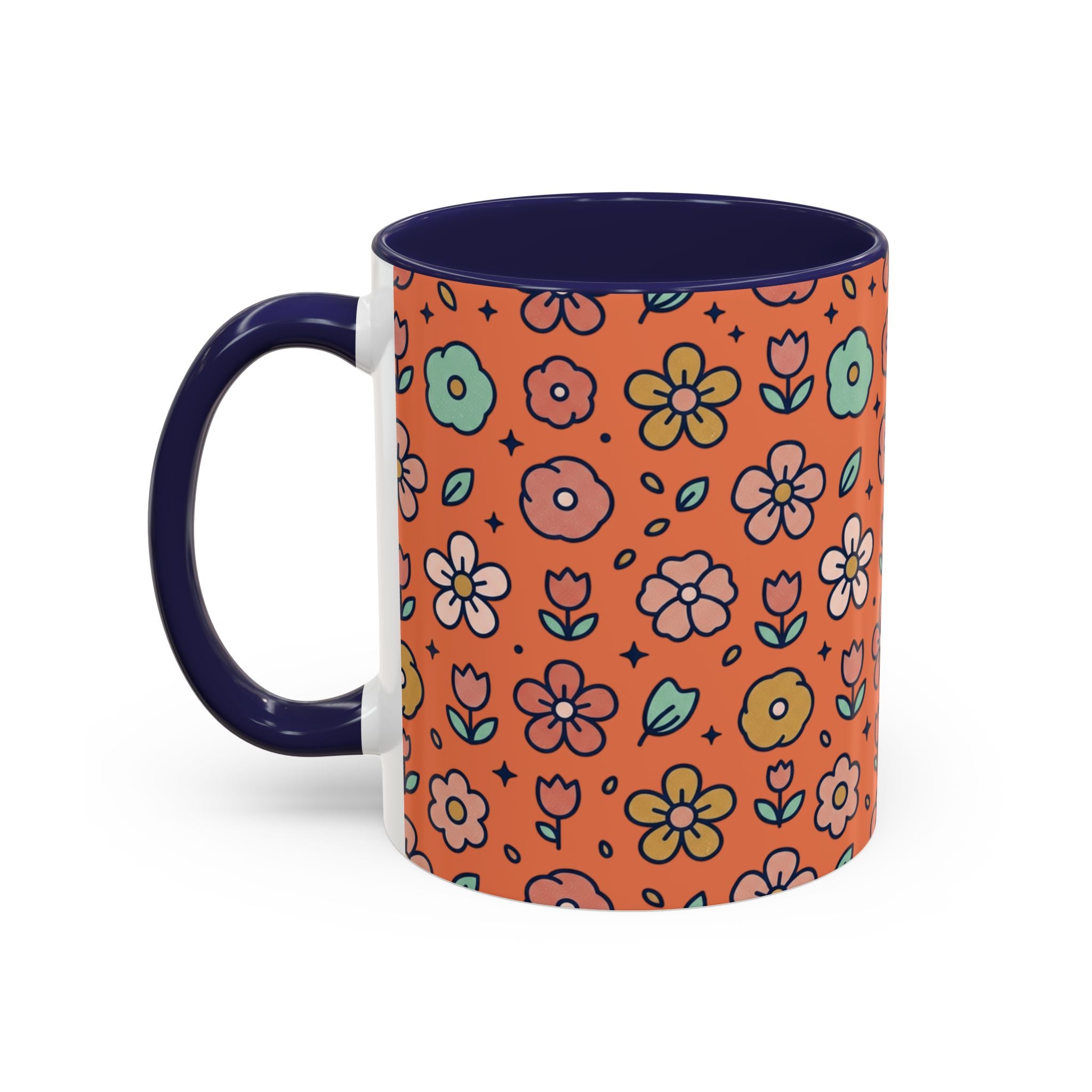You Grow Girl Floral Coffee Mug — Cute Flower Pot Accent Mug (11oz)