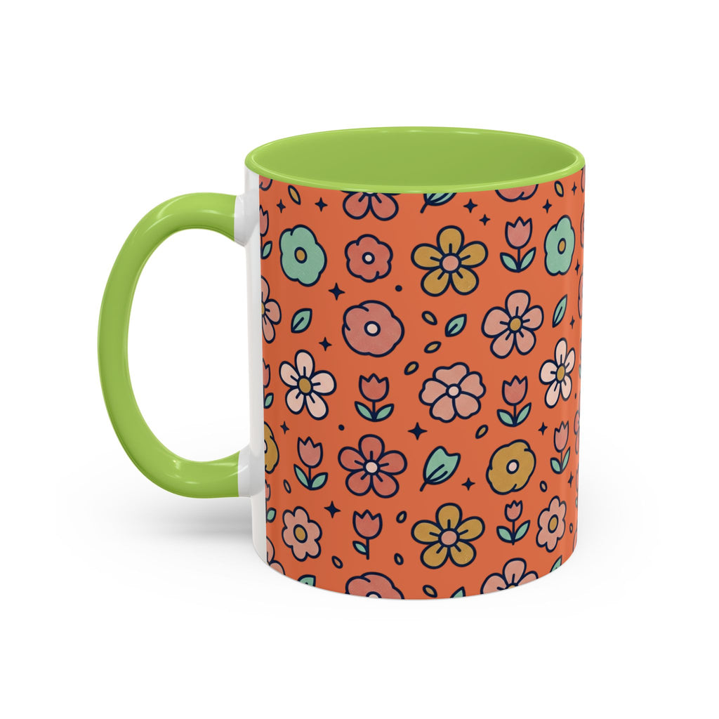You Grow Girl Floral Coffee Mug — Cute Flower Pot Accent Mug (11oz)