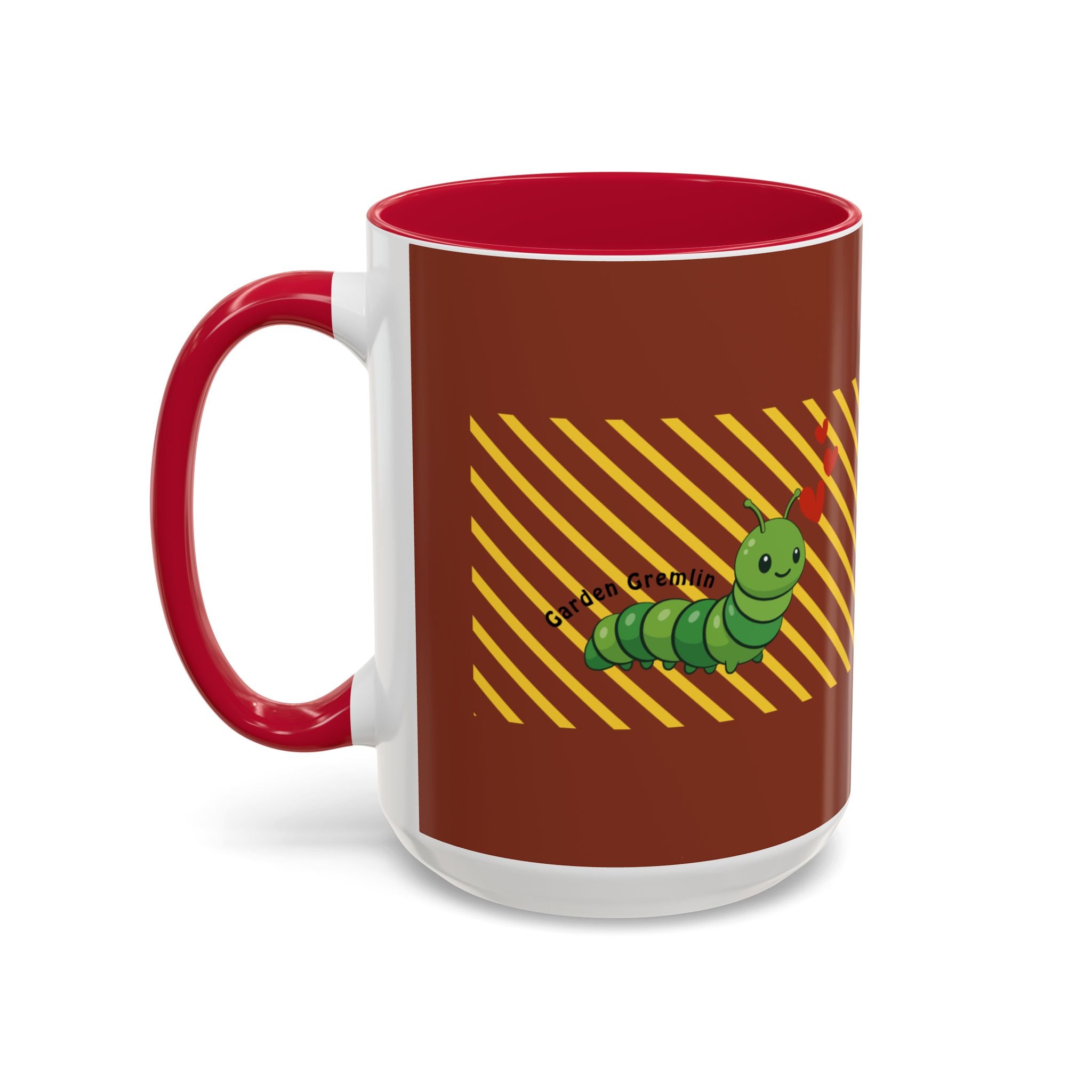 Cute Caterpillar Striped Coffee Mug (11oz, 15oz) — Colorful Novelty Tea Cup