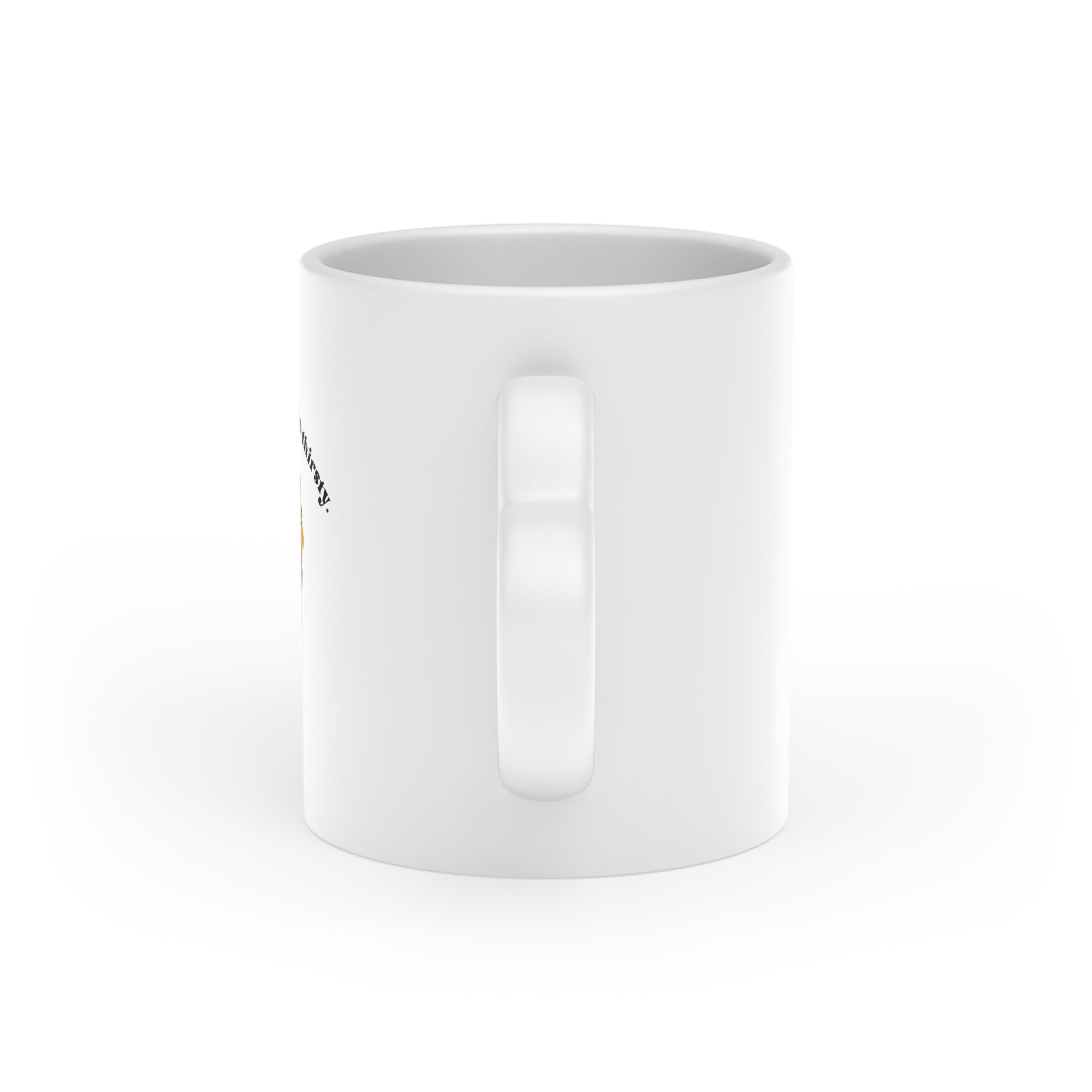 Heart-Shaped Flowers Mug — "I am our language" Coffee Cup, Romantic Floral Gift