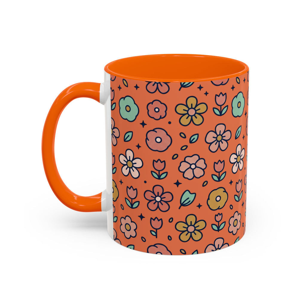 You Grow Girl Floral Coffee Mug — Cute Flower Pot Accent Mug (11oz)