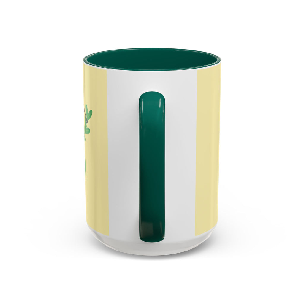 Yellow Rain Boot Floral Mug — “Garden Cuteness Growing” Coffee Cup (11oz/15oz)