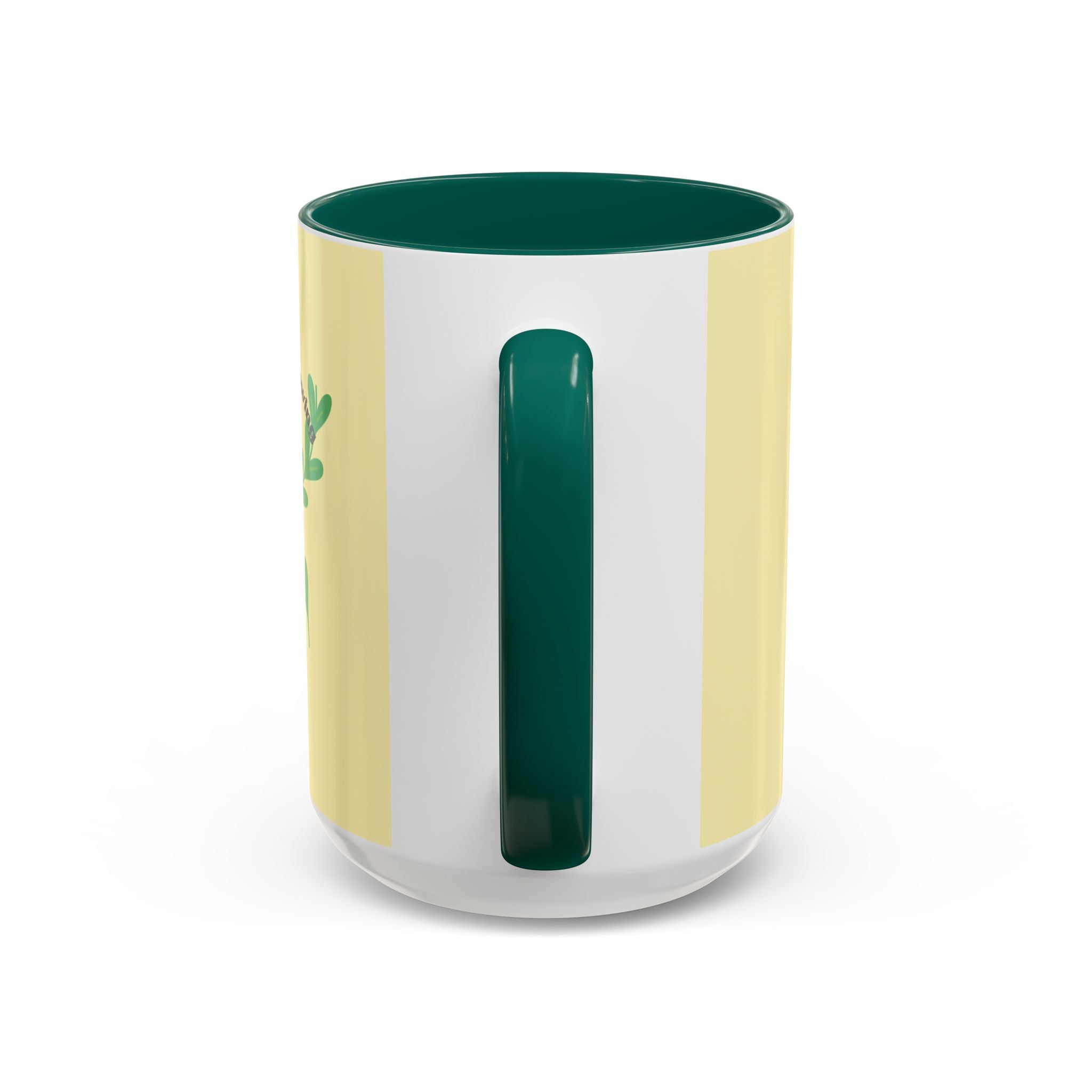 Yellow Rain Boot Floral Mug — “Garden Cuteness Growing” Coffee Cup (11oz/15oz)