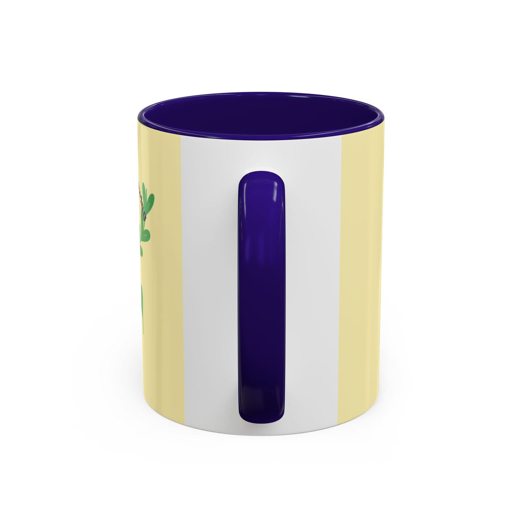 Yellow Rain Boot Floral Mug — “Garden Cuteness Growing” Coffee Cup (11oz/15oz)