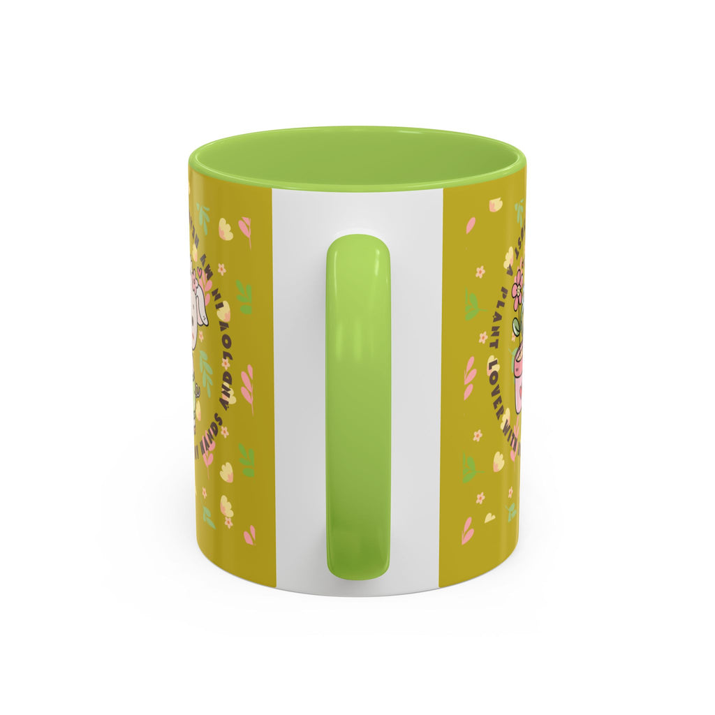 Cute Piglet Gardening Coffee Mug — "My Heart Is In The Dirt" Accent Mug