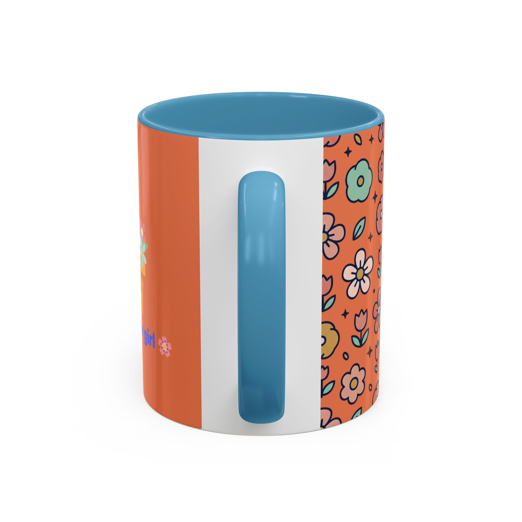 You Grow Girl Floral Coffee Mug — Cute Flower Pot Accent Mug (11oz)