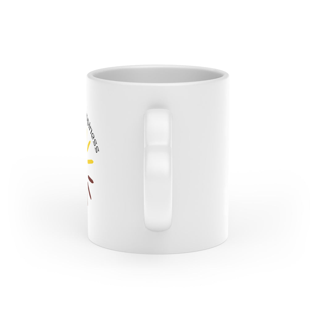 Cactus "Picked for Happiness" Mug — Cute Green Succulent Coffee Cup